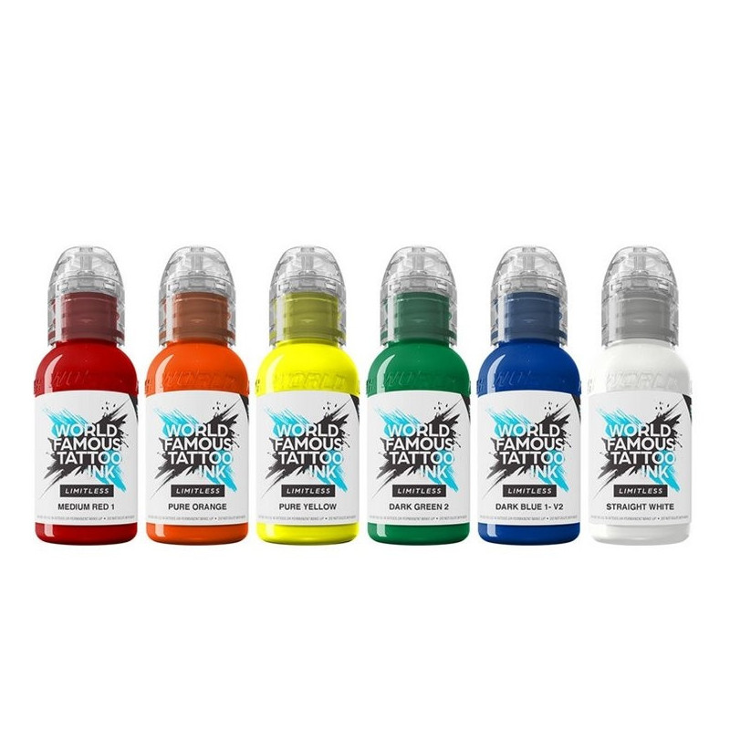 Kit encres WORLD FAMOUS Limitless - Simple Set - 30ml Kit encres WORLD FAMOUS Limitless - Simple Set - 30ml
