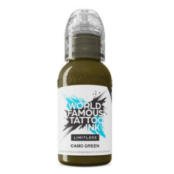 Encre WORLD FAMOUS Limitless Camo Green - 30ML