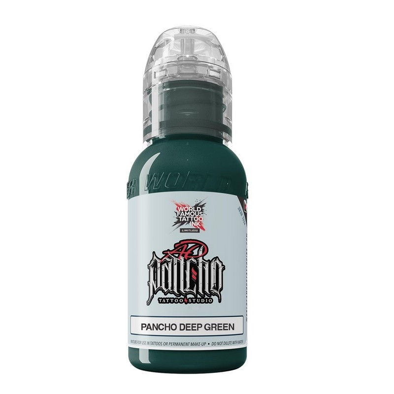 Encre WORLD FAMOUS Limitless Pancho Deep Green - 30ML Encre WORLD FAMOUS Limitless Pancho Deep Green - 30ML