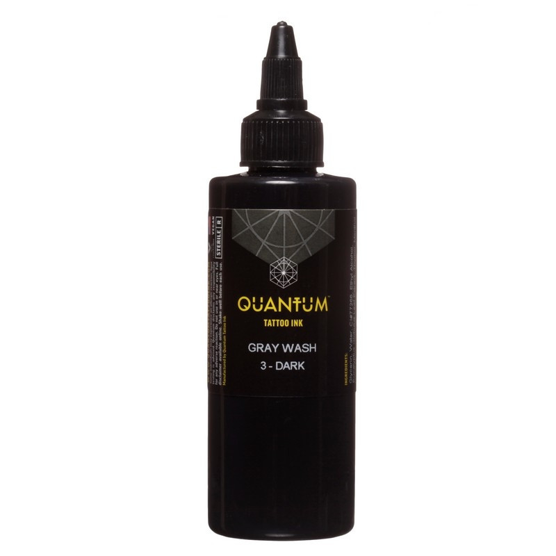 Encre QUANTUM Graywash Dark 3 Tattoo Ink 120ml Encre QUANTUM Graywash Dark 3 Tattoo Ink 120ml