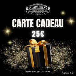 Carte cadeau 25€