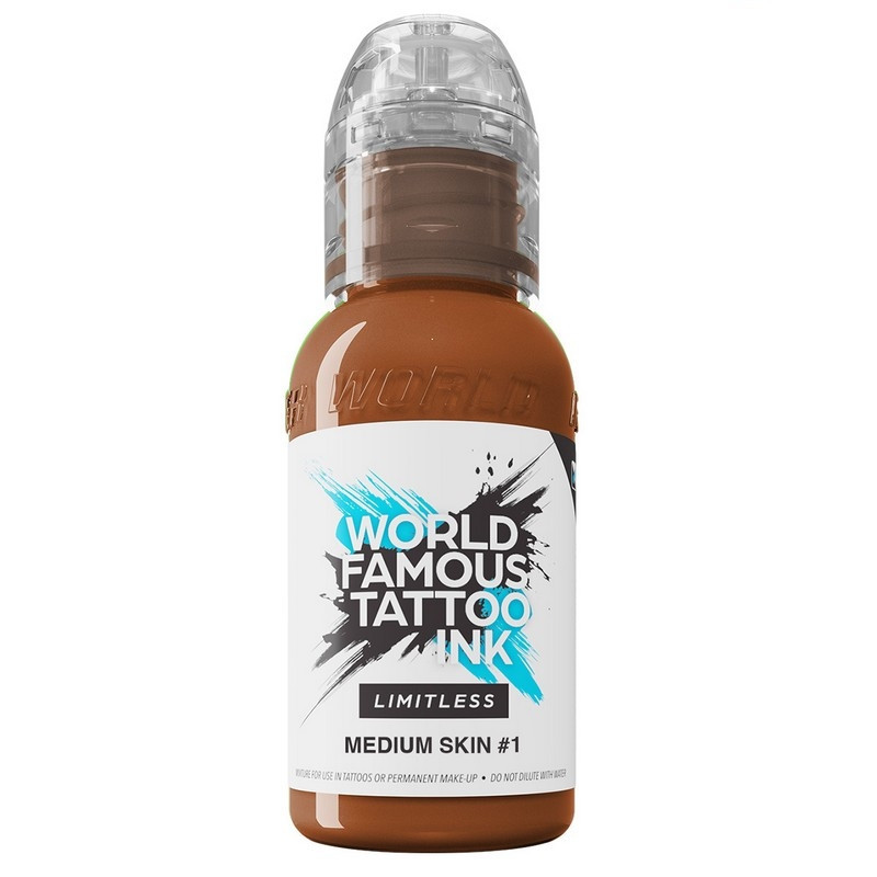 Encre WORLD FAMOUS Limitless Medium Skin 1 - 30ML Encre WORLD FAMOUS Limitless Medium Skin 1 - 30ML