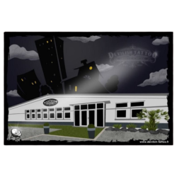 Affiche DEVILISH TATTOO "NEW" 60x40cm
