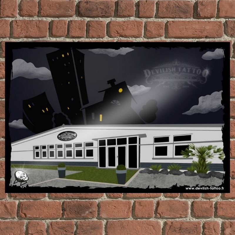 Affiche DEVILISH TATTOO 40x60cm Affiche DEVILISH TATTOO 40x60cm