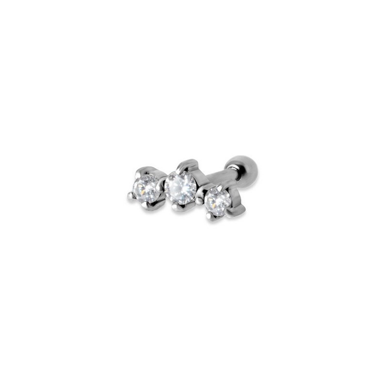 Bijoux piercing pour Hélix avec strass Bijoux piercing pour Hélix avec strass