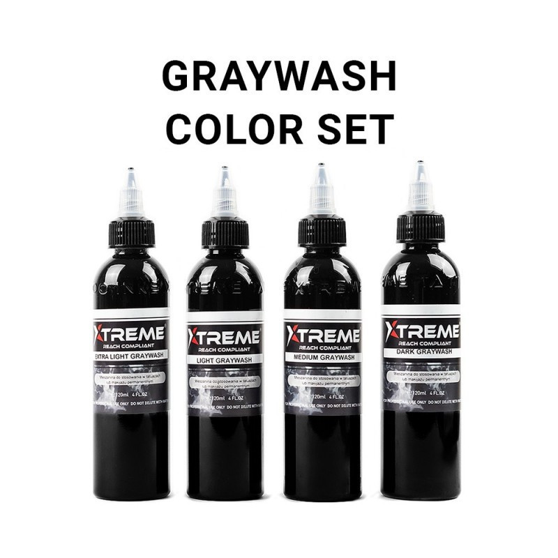 Kit encres Xtreme Ink GrayWash Color Set 30ML Kit encres Xtreme Ink GrayWash Color Set 30ML