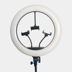 Lampe Led Orbit Light sur trépied - 3 téléphones