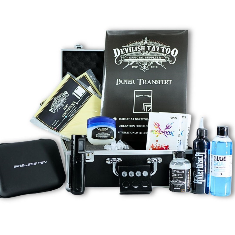 Kit tatouage professionnel - Lucifer Pen Kit tatouage professionnel - Lucifer Pen