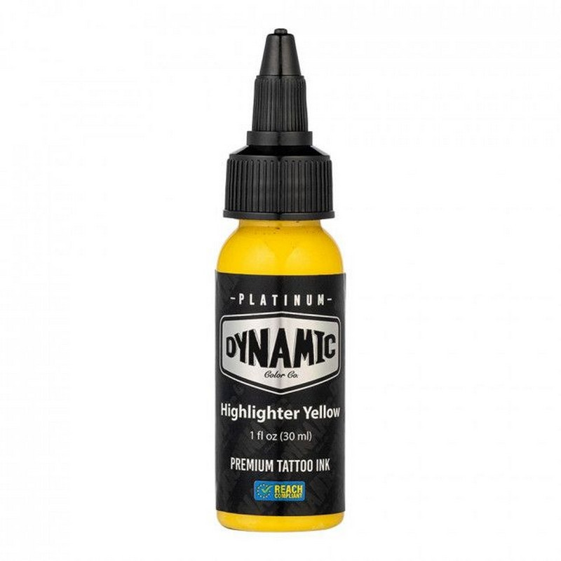 Encre Dynamic Platinum - Highlighter Yellow 30ml Encre Dynamic Platinum - Highlighter Yellow 30ml