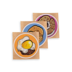 Cache Tétons TASTY PASTIES le lot de 3 paires