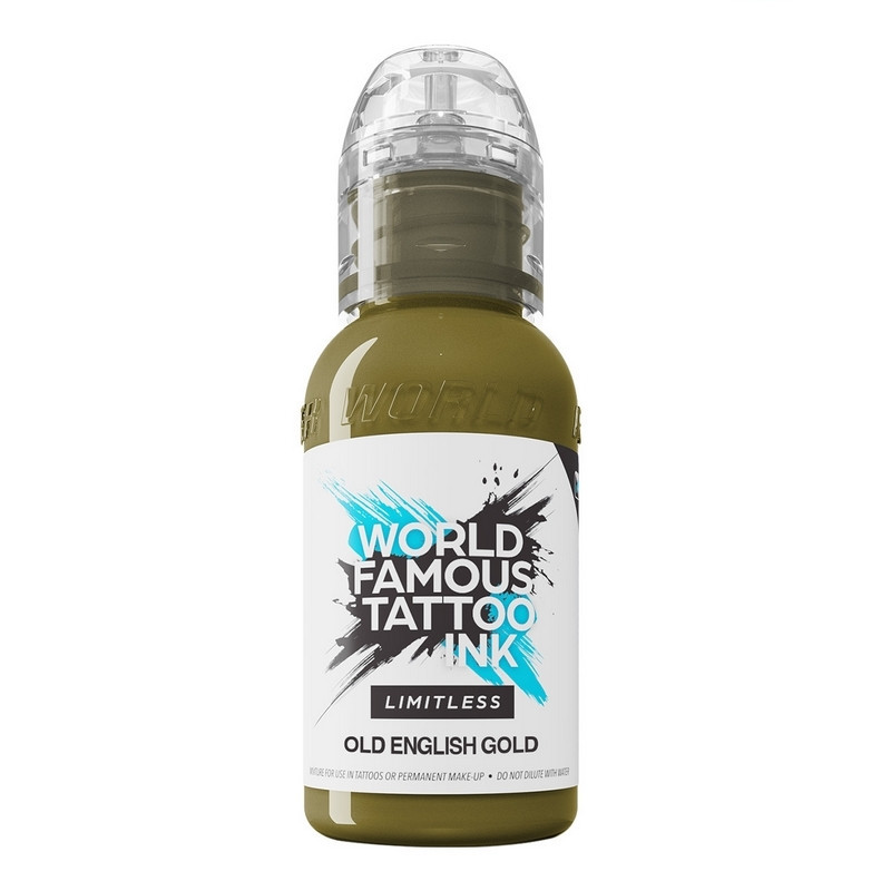 Encre WORLD FAMOUS Limitless Old English Gold - 30ML Encre WORLD FAMOUS Limitless Old English Gold - 30ML