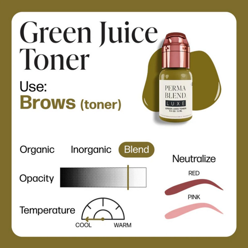 Encre PERMA BLEND LUXE Green Juice Toner 15ml
