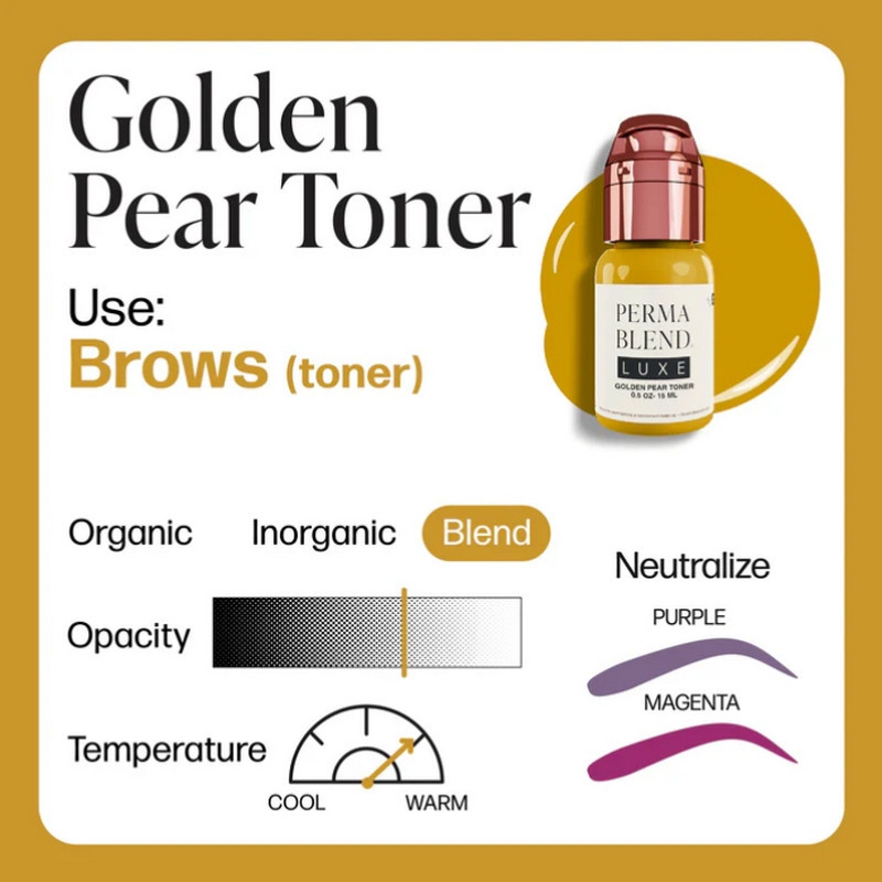 Encre PERMA BLEND LUXE Golden Pear Toner 15ml Encre PERMA BLEND LUXE Golden Pear Toner 15ml