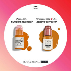Nuancier comparatif Papaya Corrector 15ml