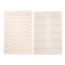 Peau d'entraînement sourcils / lèvres - 19x15 x h1