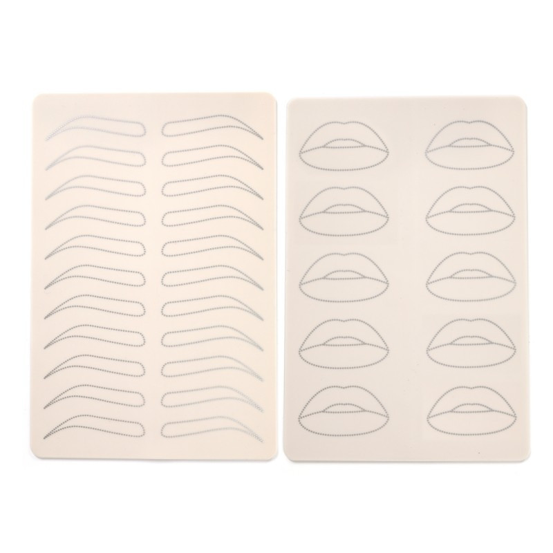 Peau d'entraînement sourcils / lèvres - 19x15 x h1