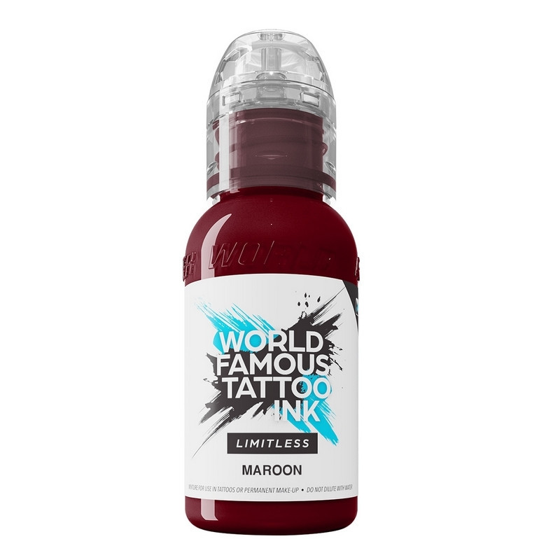 Encre WORLD FAMOUS Limitless Maroon - 30ML Encre WORLD FAMOUS Limitless Maroon - 30ML