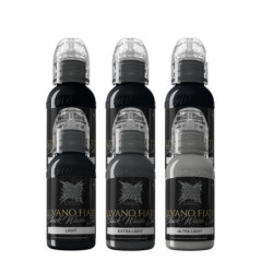 Kit encres WORLD FAMOUS Limitless - Silvano Fiato Blackwash - 30ml