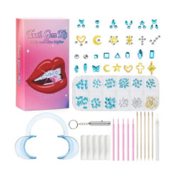 Kit Strass Dentaire - Blue / Gold