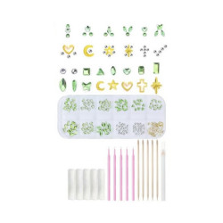 Kit Strass Dentaire - Green / Gold