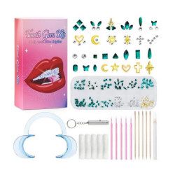 Kit Strass Dentaire - Emerald / Gold