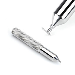Applicateur pour bijou dermal en acier inoxydable