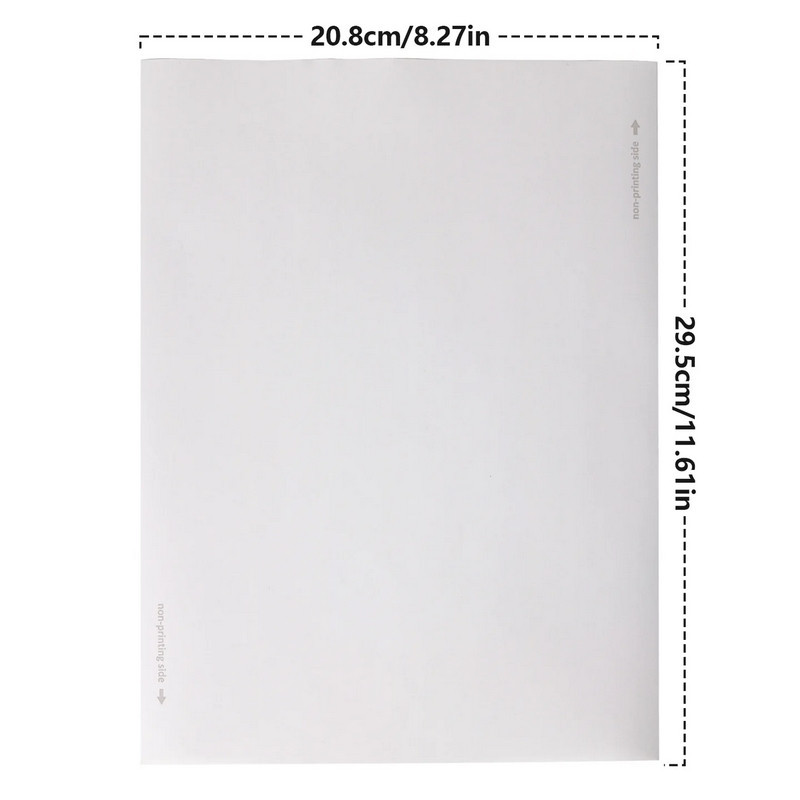 Feuilles de transfert Thermique OZER - Dimensions Feuilles de transfert Thermique OZER - Dimensions