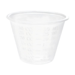 Gobelet transparent gradué 30ml