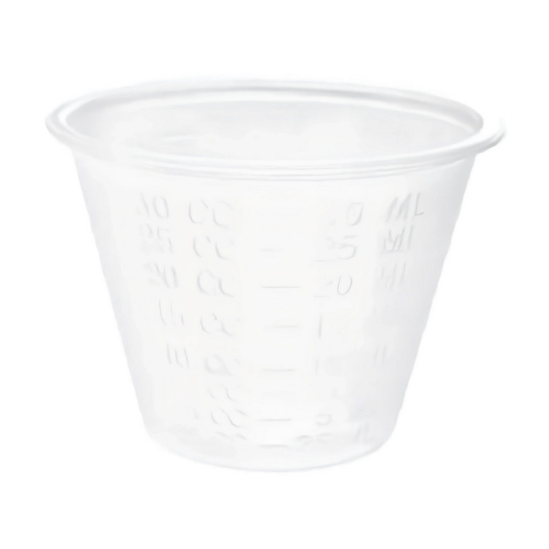 Gobelet transparent gradué 30ml Gobelet transparent gradué 30ml