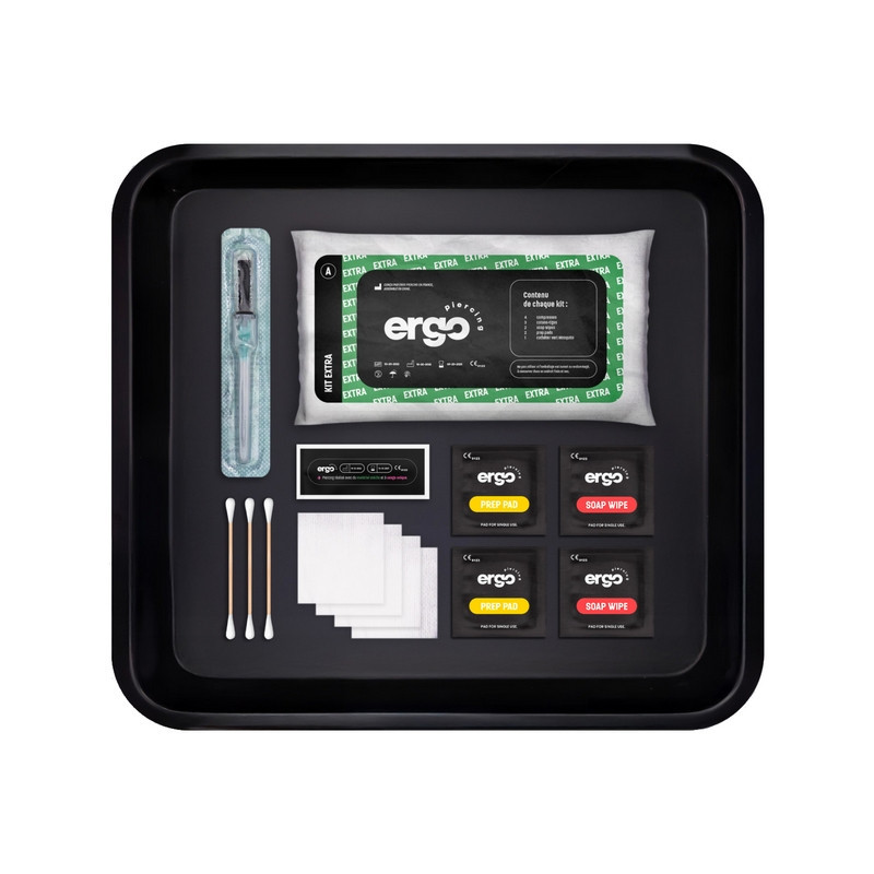 Kit Extra ERGO PIERCING - A Cathéter Vert (18G) Kit Extra ERGO PIERCING - A Cathéter Vert (18G)
