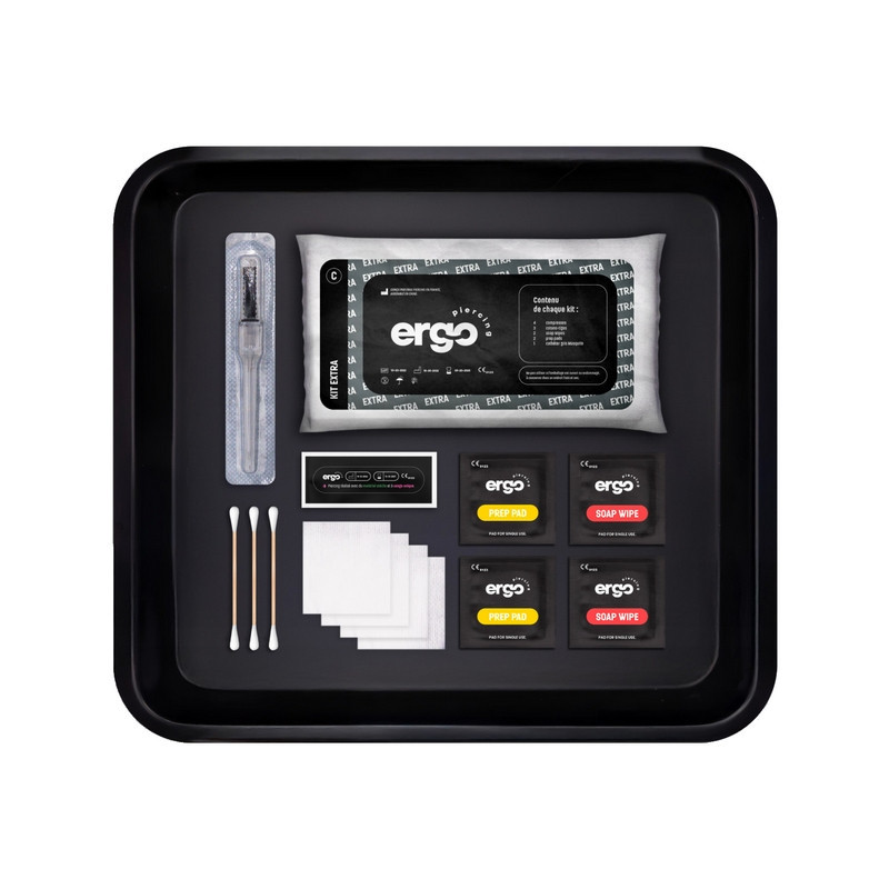 Kit Extra ERGO PIERCING - C Cathéter Gris (16G) Kit Extra ERGO PIERCING - C Cathéter Gris (16G)