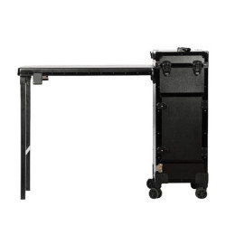 Desserte professionnelle pliante avec table intégrée Desserte professionnelle pliante avec table intégrée