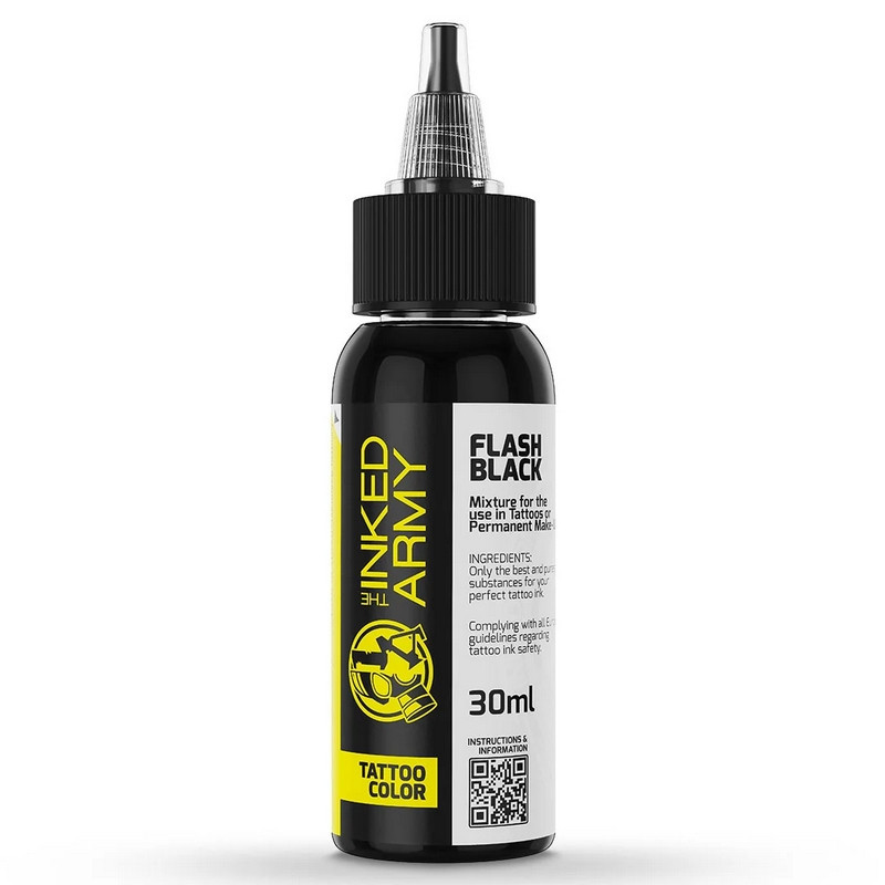 Encre THE INKED ARMY - Flash Black 30ml Encre THE INKED ARMY - Flash Black 30ml