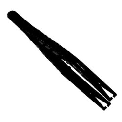 Pinces snaptile triangulaire noires par 100