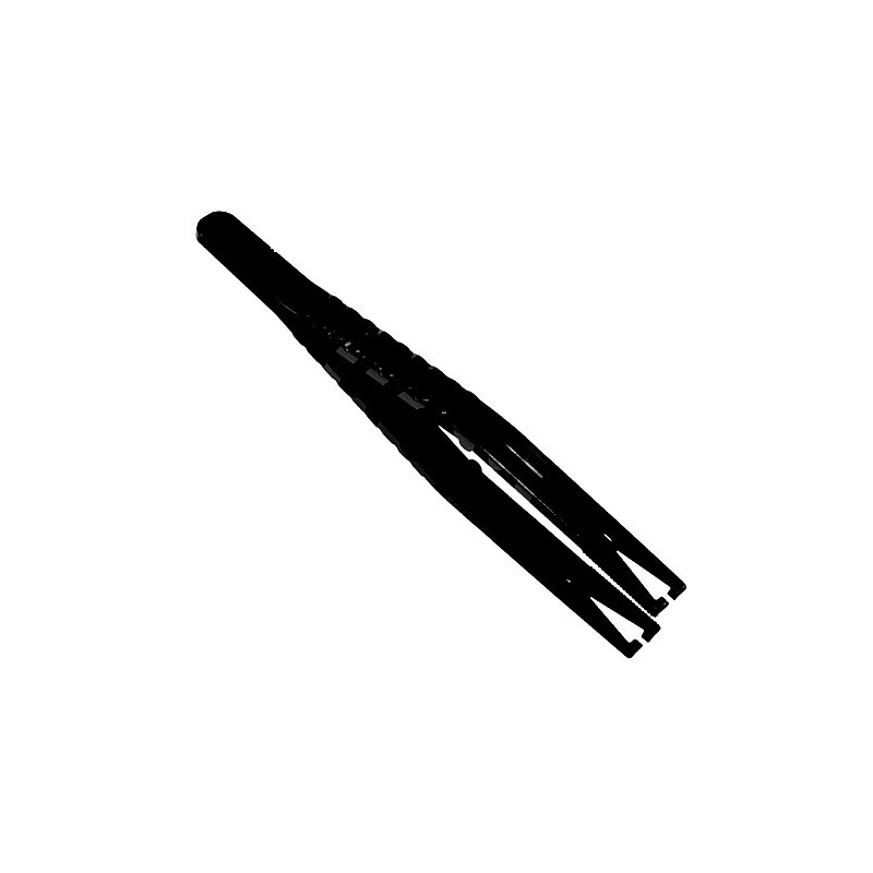 Pinces snaptile triangulaire noires par 100 Pinces snaptile triangulaire noires par 100