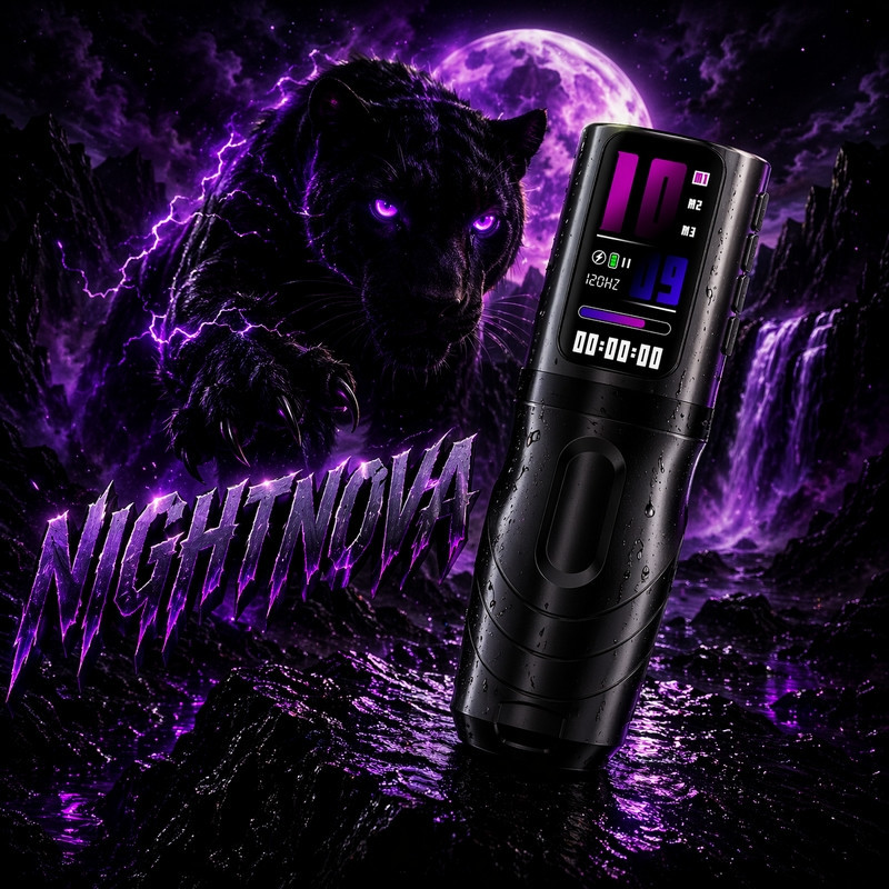Machine tatouage NIGHTNOVA pour tatoueur débutant Machine tatouage NIGHTNOVA pour tatoueur débutant