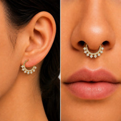 Piercing Anneau Clicker PVD Gold Moolt 2 Piercing Anneau Clicker PVD Gold Moolt 2