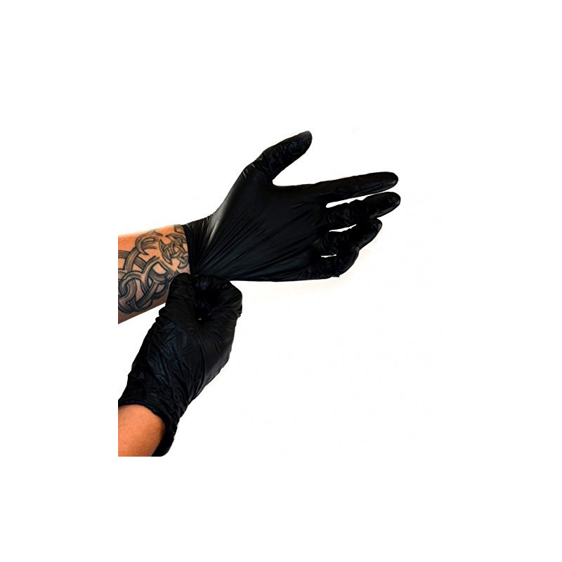 Gants Nitrile NITRAS Black Wave