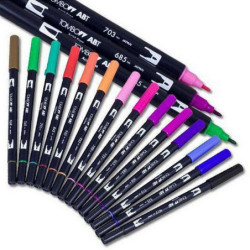Feutre pour Peau TOMBOW - Double mine