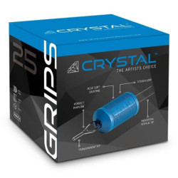 Tubes complets jetables CRYSTAL 25mm - Par 20
