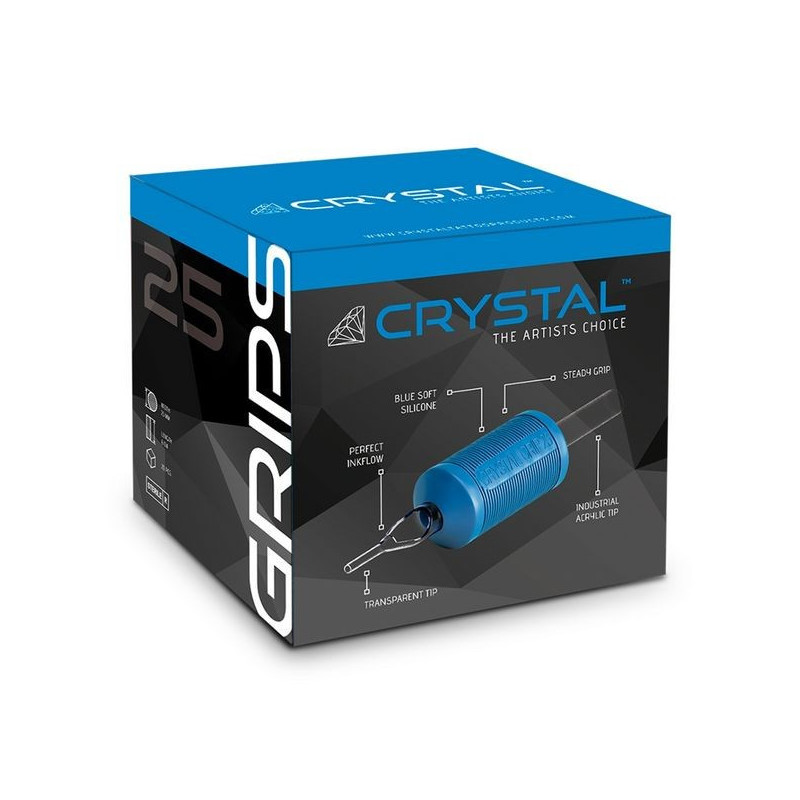 Tubes complets jetables CRYSTAL 25mm - Par 20