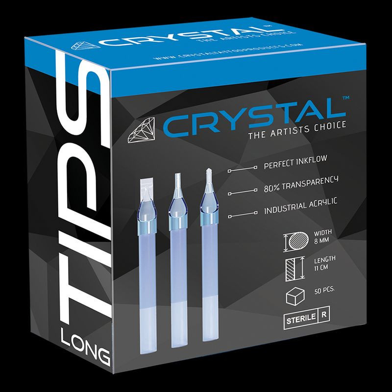 Buses longues jetables CRYSTAL par 50 Buses longues jetables CRYSTAL par 50