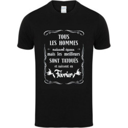 T-shirt DEVILISH homme Mois de naissance Février T-shirt DEVILISH homme Mois de naissance Février