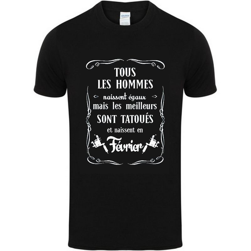 T-shirt DEVILISH homme Mois de naissance Février T-shirt DEVILISH homme Mois de naissance Février