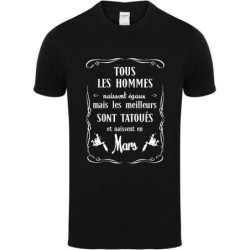 T-shirt DEVILISH homme Mois de naissance Mars T-shirt DEVILISH homme Mois de naissance Mars