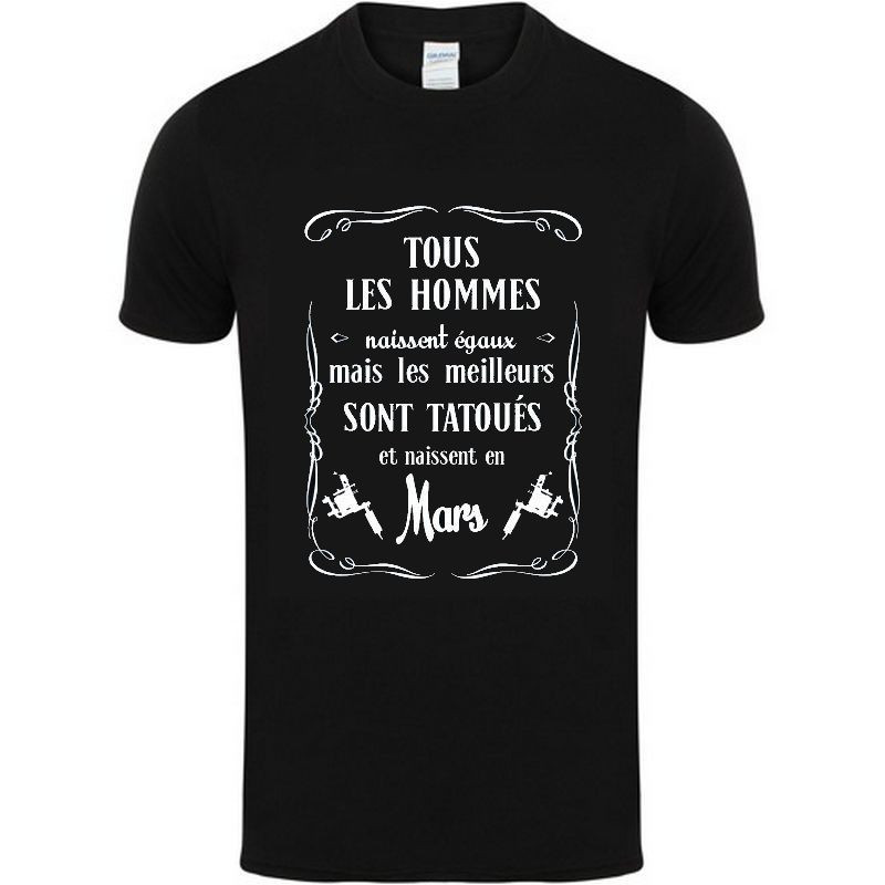 T-shirt DEVILISH homme Mois de naissance Mars T-shirt DEVILISH homme Mois de naissance Mars