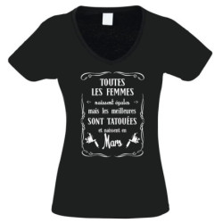 T-shirt DEVILISH Femme Mois de naissance Mars T-shirt DEVILISH Femme Mois de naissance Mars