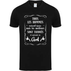 T-shirt DEVILISH homme Mois de naissance Avril T-shirt DEVILISH homme Mois de naissance Avril