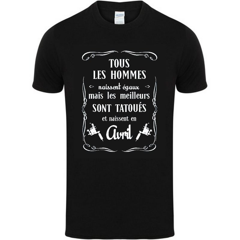 T-shirt DEVILISH homme Mois de naissance Avril T-shirt DEVILISH homme Mois de naissance Avril
