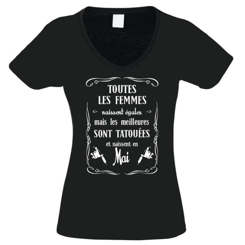 T-shirt DEVILISH Femme Mois de naissance Mai T-shirt DEVILISH Femme Mois de naissance Mai